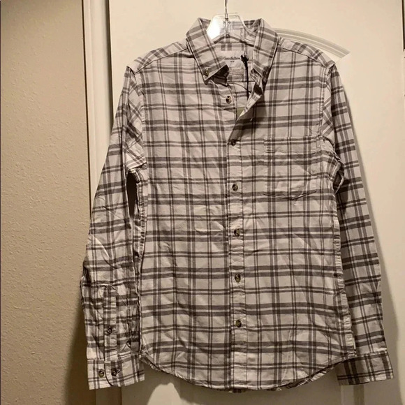 Goodfellow Button Down Casual Shirt Workwear Plaid Size Small New - Picture 2 of 10